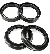 KoiLuvGo 4PCS Fork Seals and Dust Seal Kit for Motorcycle, Front Fork Oil Seal Wiper Replacement ...