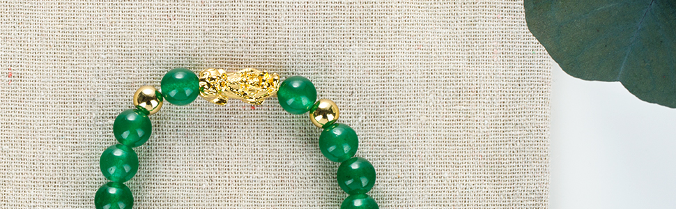 Fengshui Porsperity Jade Bracelet Lucky Charm