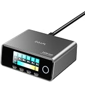 QQAPL PD3.2 USB C Charging Station, 240W GaN 6-Port Desktop Charger | Touch Display, 140W PD PPS ...