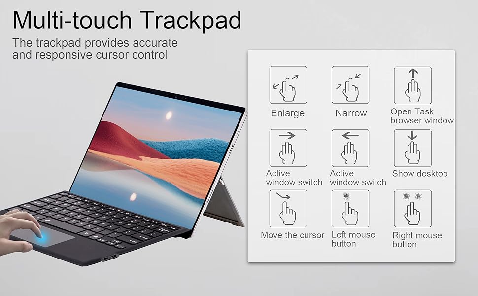 Multi-touch trackpad
