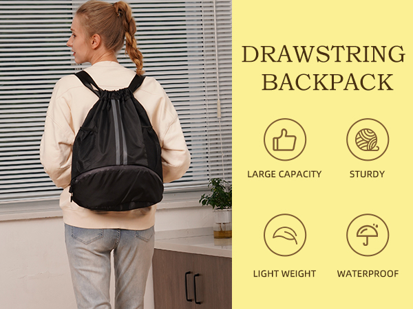 Sports Drawstring Backpack