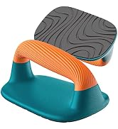 Dolibest Push Up Bar, 12'' High Parallettes Bars with Wooden Handles, Stable and Comfortable Cali...