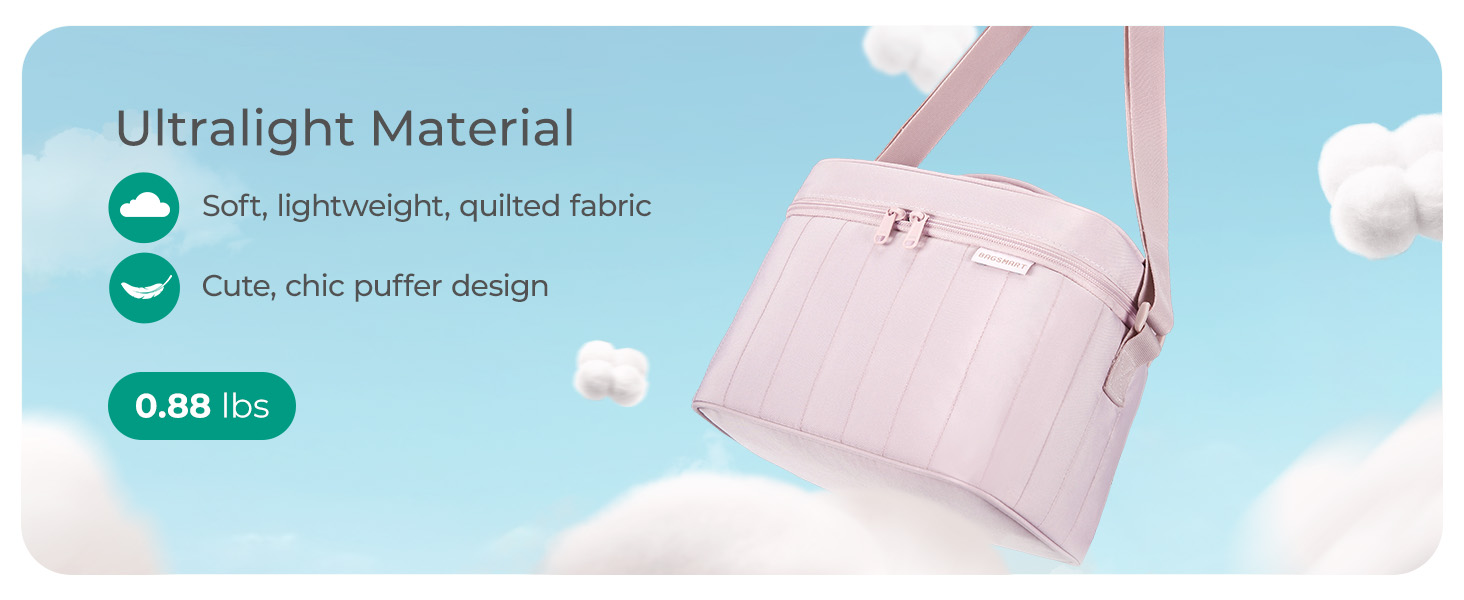 Cute Puffer Lunch Tote Bags