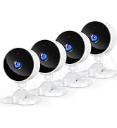 YOTON Indoor Security Camera 2.4GHz 4pcs, Baby Monitor, Pet Camera, Dog Cam, Nanny Cam, Night Vis...