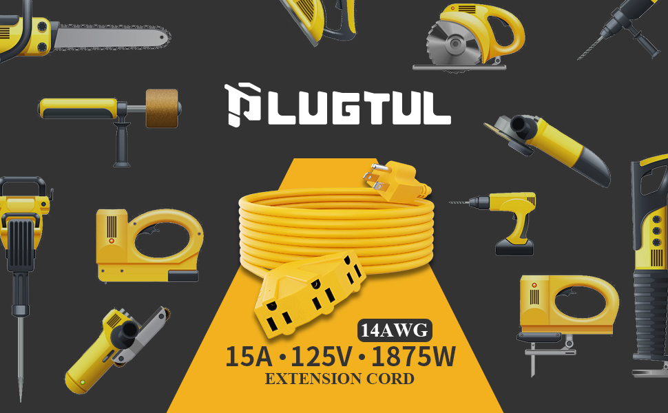 outdoor extension cord with multiple outlets waterproof 15a extension cord