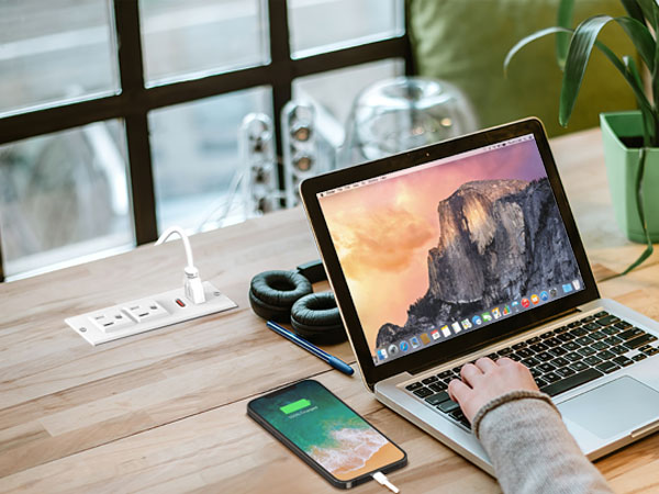 Fast Charging USB A Port Desk Outlet