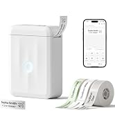 NIIMBOT D110 Mini Label Maker with 3 Tapes for Kids School Items, White | Creative App & Multiple...