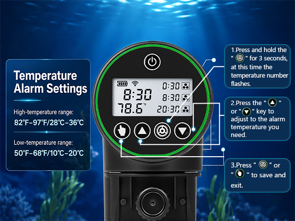 Temperature Alarm Settings