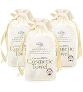 Lily Bell Disposable Face Towels, Cotton Tissue Dry Wipes Cotton Wipe for Sensitive Skin Makeup R...