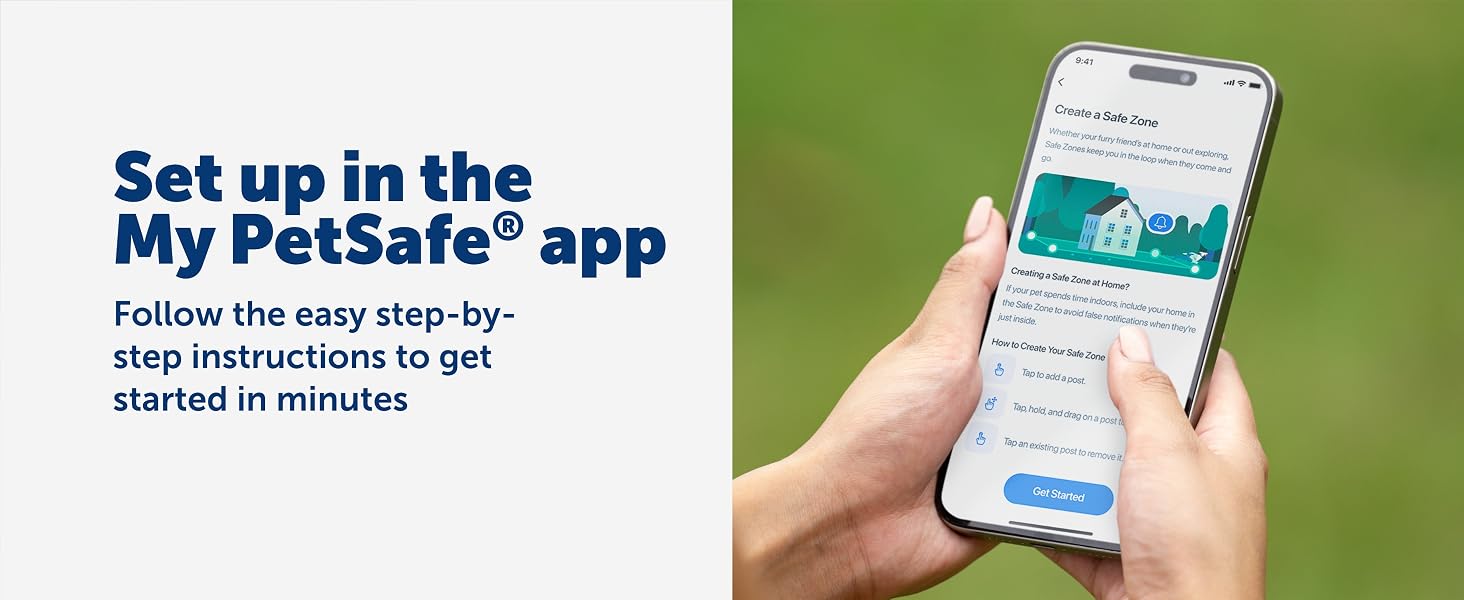 Easy set up in the My PetSafe app