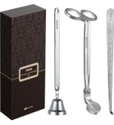 RONXS 3 in 1 Candle Wick Trimmer Set Candle Accessory Wick Cutter, Candle Snuffer Extinguisher, C...