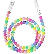 Aolcev USB C Cable for iPhone Charging Cord 3.3FT Cute Beaded USB Type C Charger Cord 66W Fast St...
