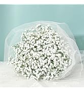 MARTINE MALL Babys Breath Artificial Flowers, 10 PCS White Baby Breath Flowers Artificial Bulk, F...