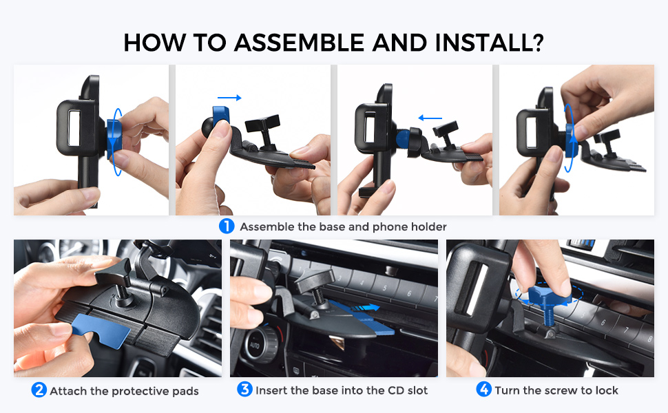 CD Slot Car Phone Mount