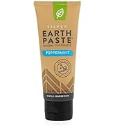 Redmond Earthpaste with Silver - Natural Non-Fluoride Toothpaste, 4 Ounce Tube (Peppermint)