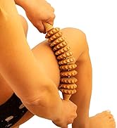 Tuuli Wooden Massage Roller for Waist and Thigh, Multi-Functional Body Roller for Cellulite Reduc...