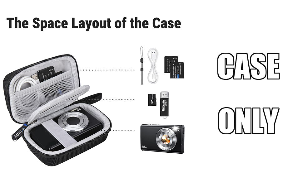 4k Digital Camera Case