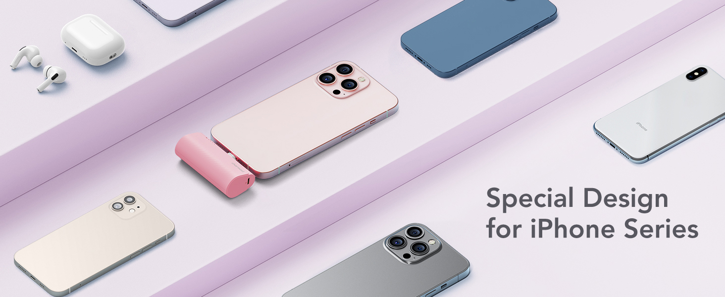 Charmast Small Portable Charger for iPhone