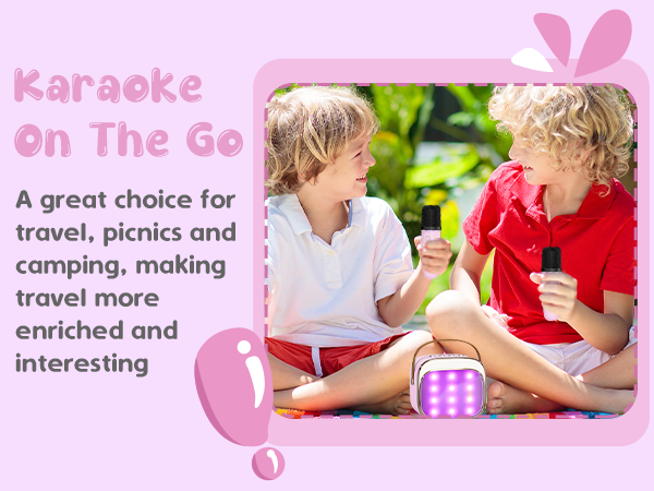 kids karaoke on the go