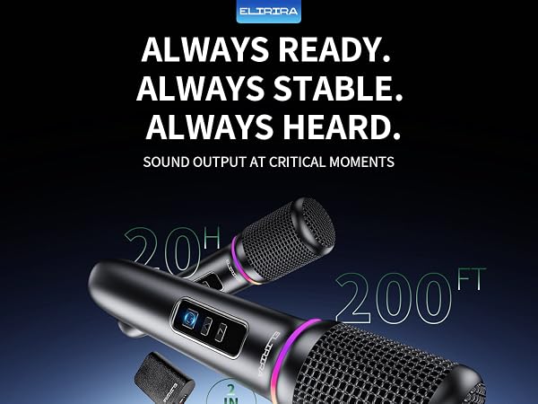 ELIRIRA STEADYCORE SERIES Wireless Microphone System