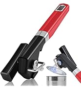 2 in 1 Safety Can Opener Manual Smooth Edge & Bottle Opener, No-Trouble-Lid-Lift Manual Can Opene...