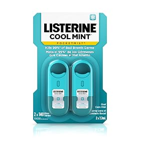 LISTERINE POCKETMIST COOL MINT Oral Care Mist, 2 Pack - Hero Image