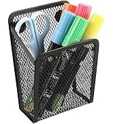 Sanpaint Magnetic Pencil Holder,Mesh Stainless Steel Pen Basket, Metal Writing Utensil Storage Or...