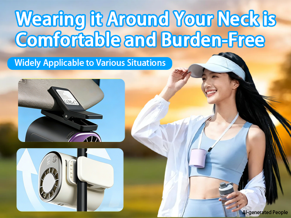 2026 Car Clip On Air Conditioner Fan