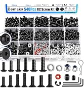 Bemaka 540Pcs RC Screw Kit, Hardware Fasteners RC Car Screws Assortment Kit Universal RC Car Part...