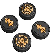 JINGDU Switch Thumb Grip Caps for Zelda Tears of The Kingdom Joy Con, Silicone Joystick Cap Cover...