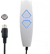 Fresayerd Lift Chair Remote Replacement, 5 Pin 2 Lighted Button Hand Control with 6Ft Cord for Po...