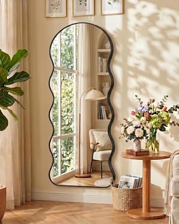 Irregular Wavy Full Length Mirror