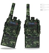 WITPAW 2 Pcs Walkie Talkies for Kids Rechargeable 3 KM Handheld Walkie Talkies Long Range 16 Chan...
