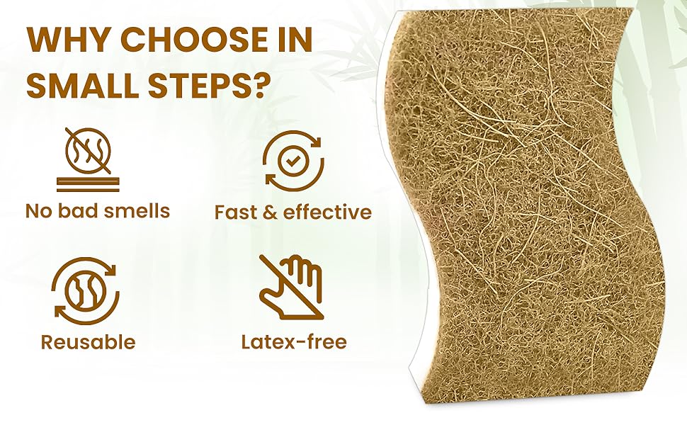 No Bad smells, Fast & Effective, Reusable, Latex Free