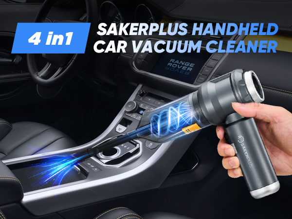 4-IN-1 Sakerplus Handheld car vacuum cleaner