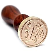 Medieval Traditional Initial Alphabet Wax Seal Stamp, Brass Head Wooden Handle, for Thanksgiving ...
