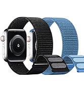 SimpleThings Compatible with Kids Apple Watch Bands, Nylon Hook and Loop for K12 Boy Girl Small W...