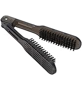 Cepillo Para Planchar Cabello Beard Styling Tools Hair Straightener Brush Double Side Antistatic ...