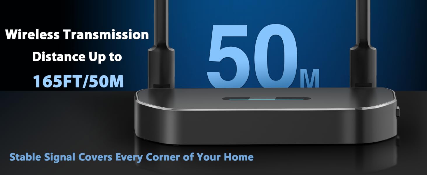 mpiolife hdmi wireless transmitter and receiver 4k, wireless hdmi transmitter