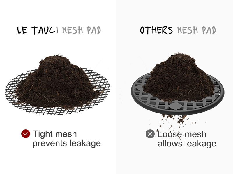 Drainage hole mesh pad