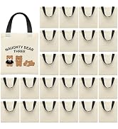 TAOZIM Sublimation Mini Tote Bags, 24Pcs Blank Canvas Tote Bags Bulk 9 x 8 Inch Reusable Grocery ...
