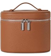 honitty Makeup Bag, Travel Make up Case with Compartments and Handle, Portable Cosmetic Organizer...