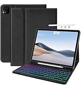 FUWANG iPad Pro 12.9 Case with Keyboard, Keyboard Case for iPad Pro 12.9 inch (3rd, 4th, 5th, 6th...