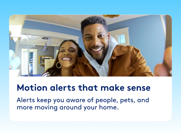 Motion alerts that make sense