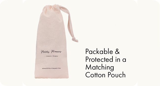 Packable & Protected in a Matching Cotton Pouch