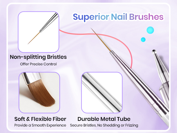 Beetles Nail Art Brushes