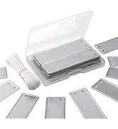 Coolrunner Plant Labels, Aluminum Plant Tags with 6 Inch Wires (100)