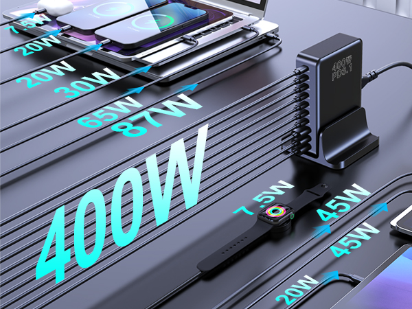 10 ports fast charger