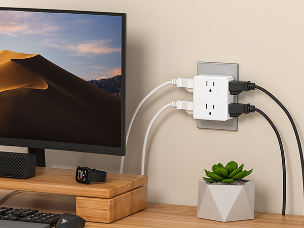 6 way plug extender is also great for office, livingroom or den
