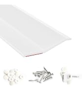 Elvone Garage Door Seal Top and Sides,40 FT Universal TPE Weather Stripping Garage Door Trim Seal...